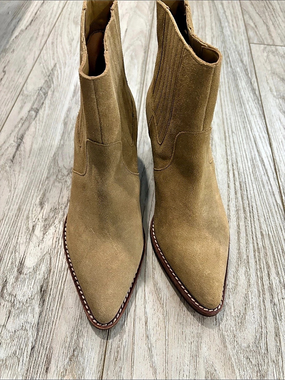 I. Crew Suede Ankle Boots US 7.5 New